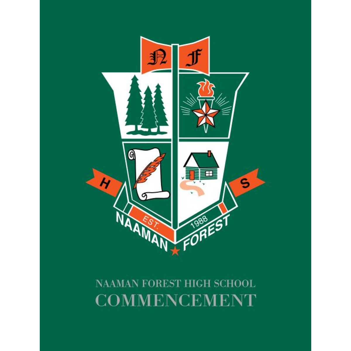 Garland ISD 2021 Graduation Programs Naaman Forest High School