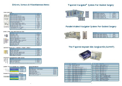 angle l iso standard 12 System Biomet  Brochures  Certain® The Page 3i Implant